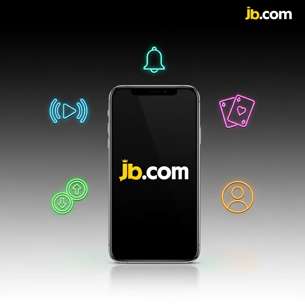 JB Casino app UI with live odds, quick sports-to-casino switch, RTP game tiles, fast deposits, and cash out alerts