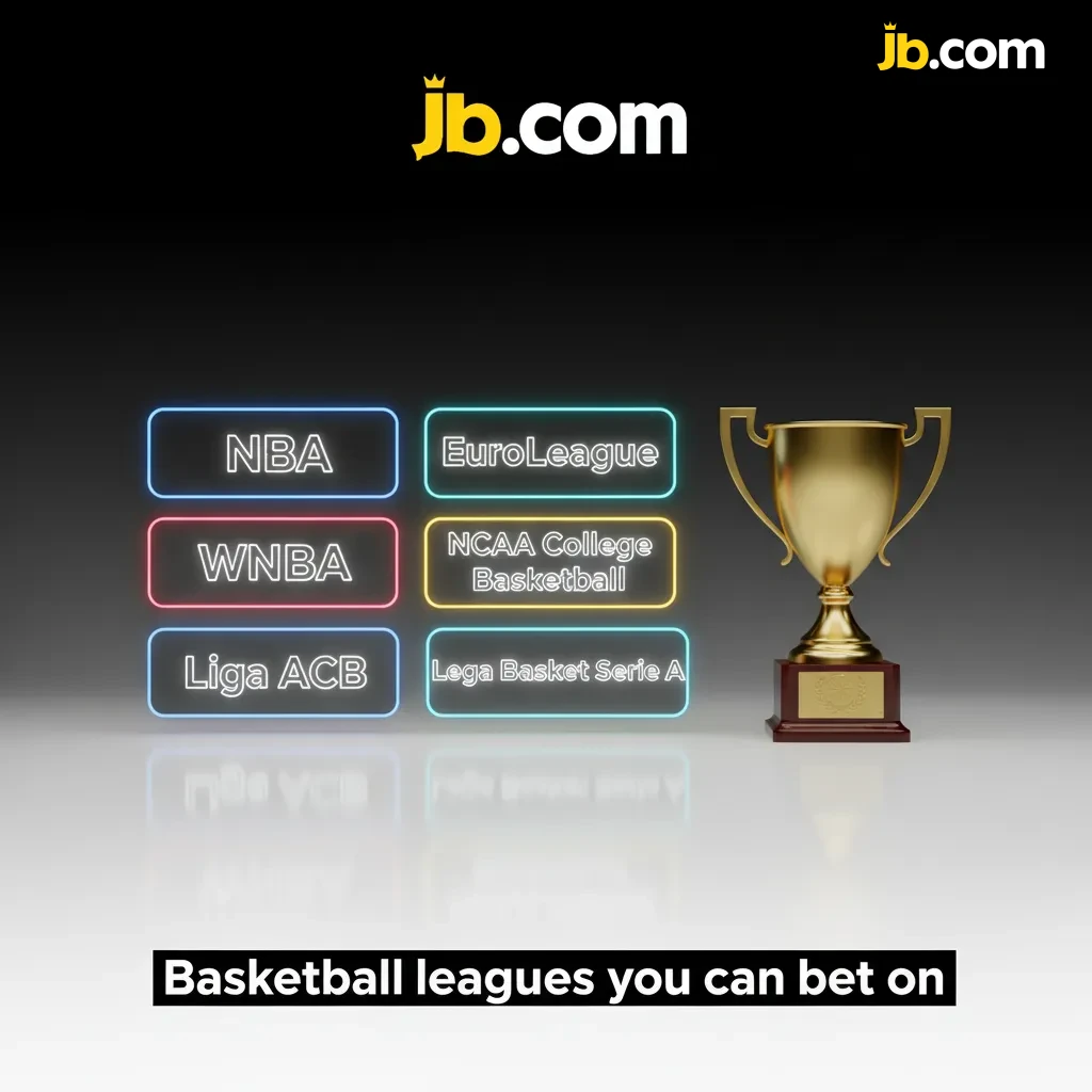 Bet on basketball leagues: NBA, WNBA, NBL, WNBL, EuroLeague, EuroCup, NCAA D1, FIBA events; match lines and player totals.