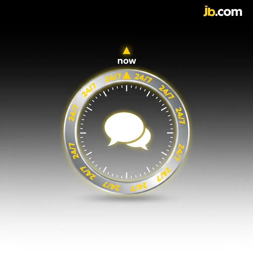 JB Casino live chat banner: 24/7 instant support; replies under 2 minutes; most issues solved in one session.