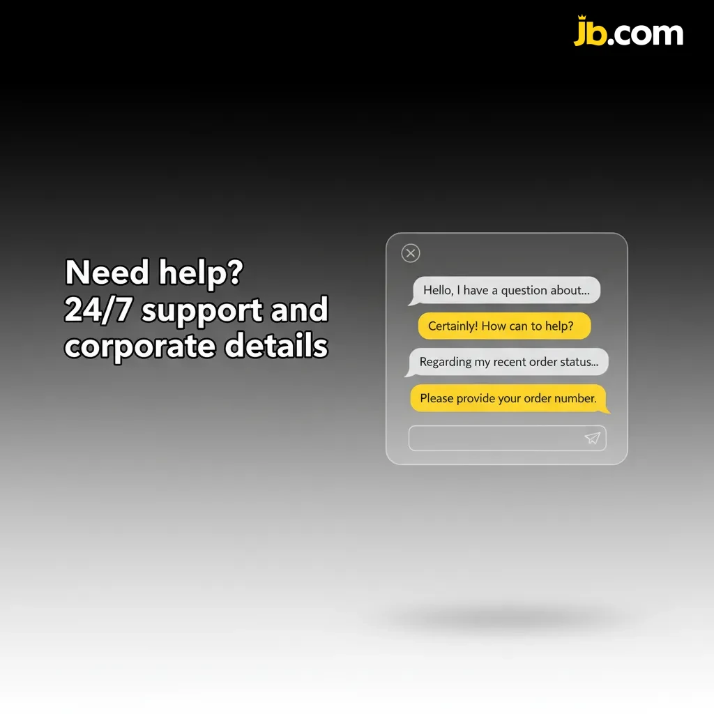 Need help? 24/7 support with live chat, email tickets, Help Centre; AU responsible gambling info; JB Casino corporate details