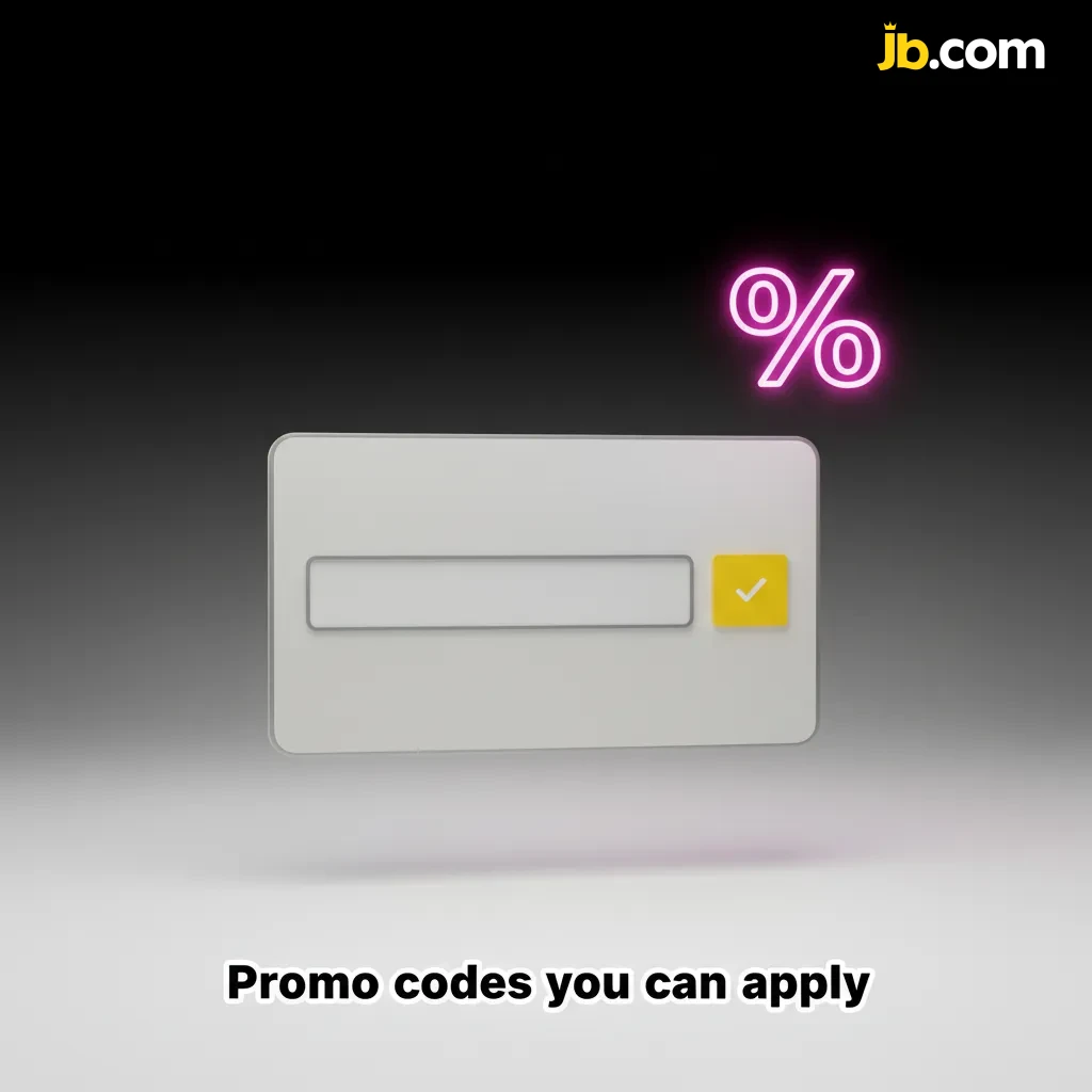 Table of promo codes with terms: JBSTART 200% slots 35x; JBSPORT 100% bets 1x; JBLIVE 100% live 40x; JBAPP app reload