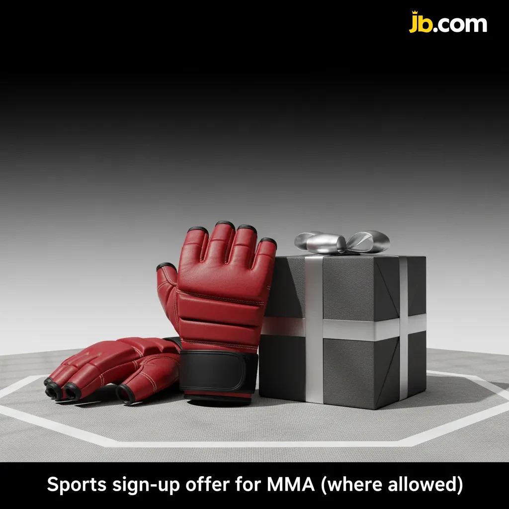 MMA sports sign-up offer banner; AU rules limit ads. Log in for state-specific offers. 18+ only. Gamble Responsibly.
